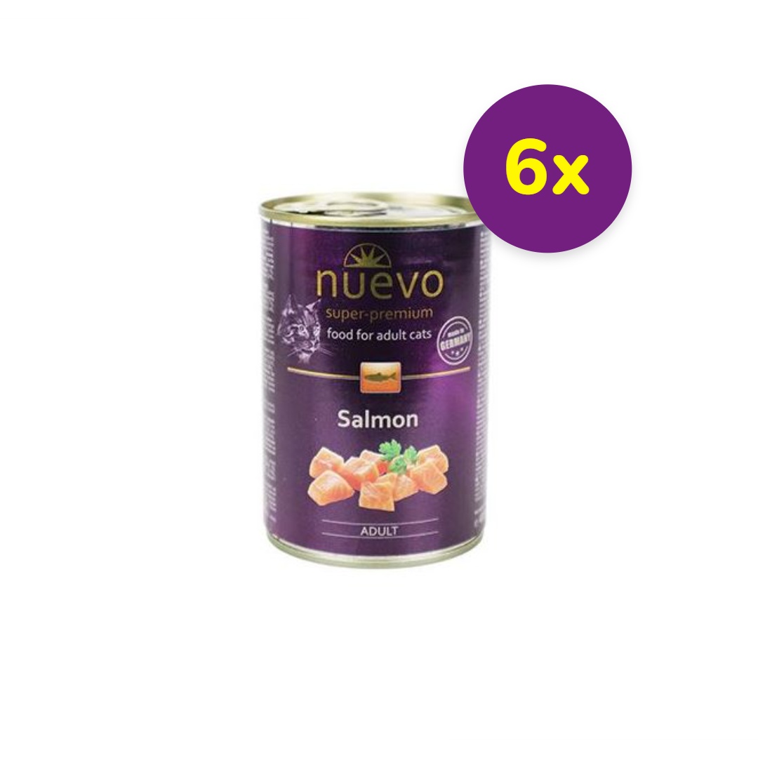 NUEVO cat Adult Salmon bal. 6 x 400 g konzerva